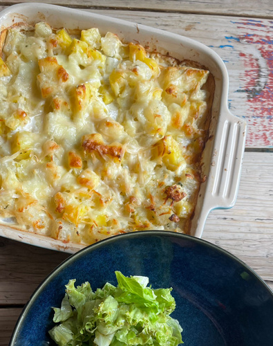 Rezeptbild für Kohlrabi-Kartoffel-Auflauf