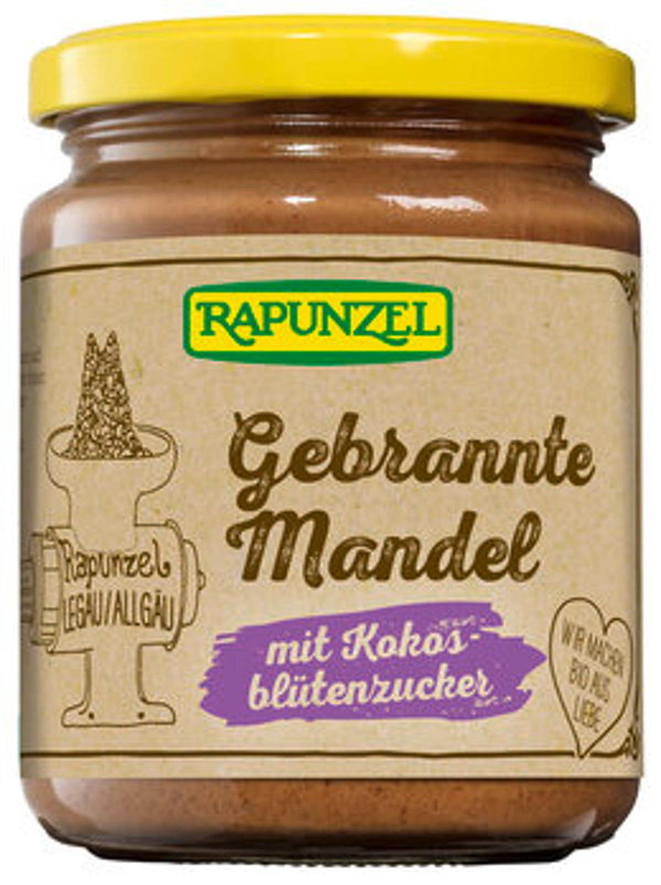 Produktfoto zu Gebrannte Mandel Aufstrich mit Kokosblüten (250g)