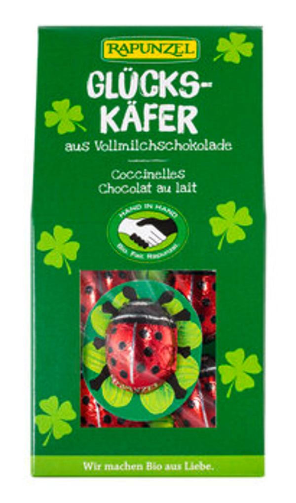 Produktfoto zu Glückskäfer aus Vollmilchschokolade (100g)
