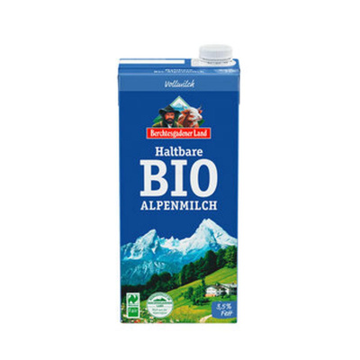 Produktfoto zu Haltbare Bio-Alpenmilch 3,5% (1L)