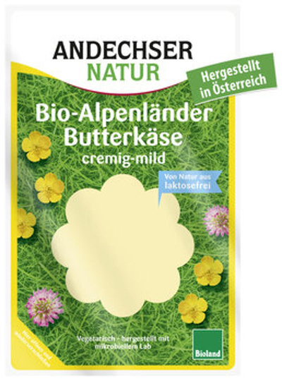 Produktfoto zu Alpenländer Butterkäse Scheiben (150g)