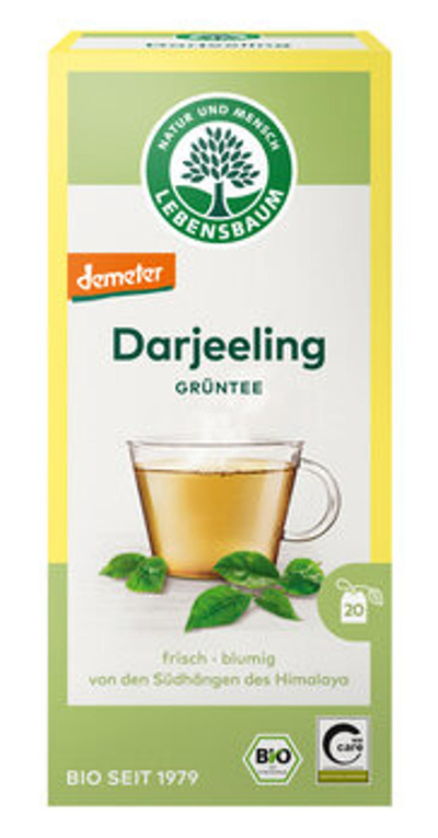 Produktfoto zu Darjeeling Grüntee (20 Beutel)