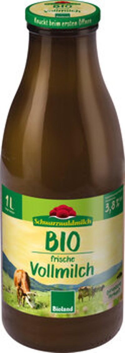 Produktfoto zu Frische Vollmilch 3,8% (1L)