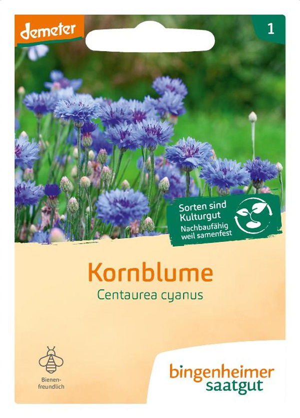 Produktfoto zu Saatgut Kornblume "Centaurea cyanus", blau