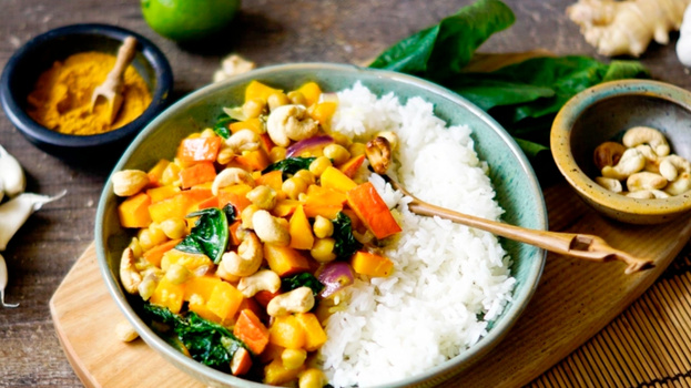 Rezeptbild für Kürbis-Curry