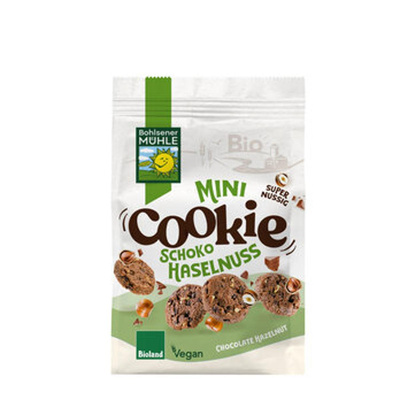 Produktfoto zu Mini Cookie Schoko Haselnuss (125g)