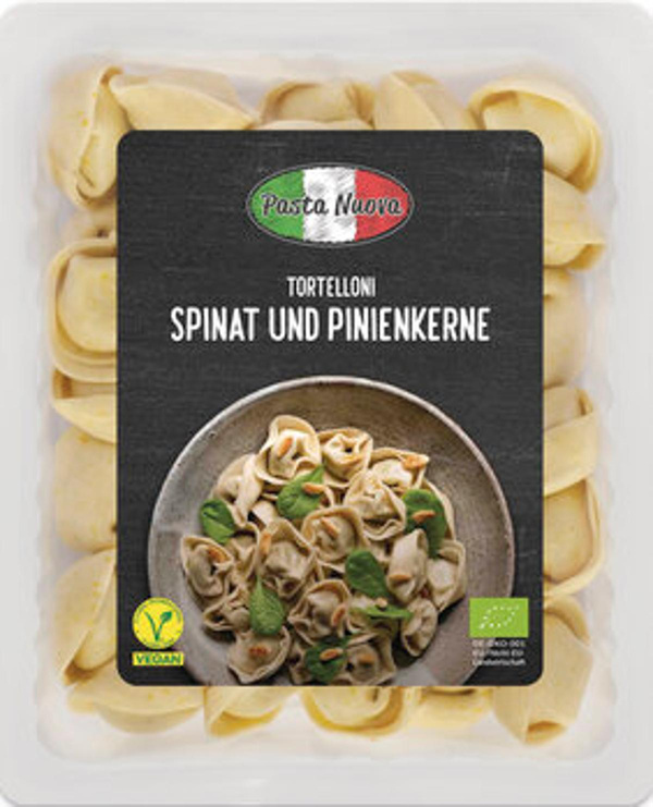 Produktfoto zu -15% Frische Tortelloni mit Spinat und Pinienkernen (250g)  MHD 15.08.26