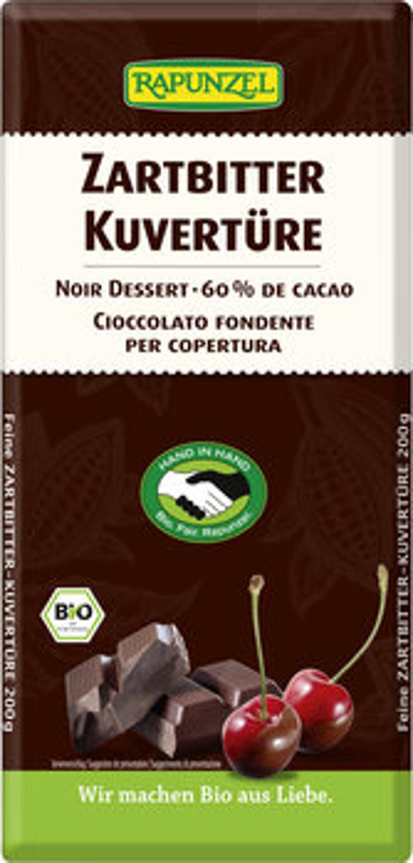 Produktfoto zu Zartbitter Kuvertüre (200g)