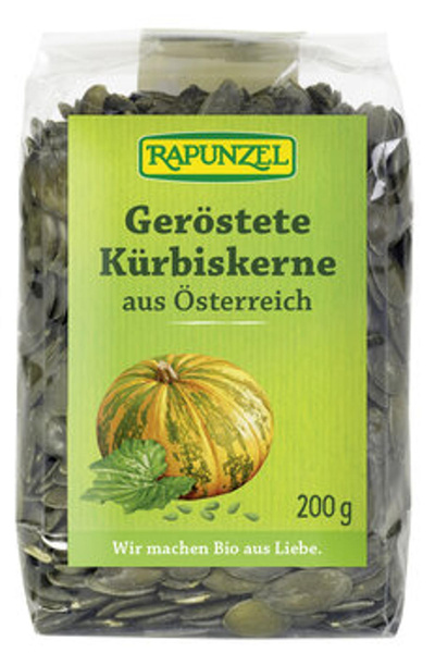 Produktfoto zu Kürbiskerne geröstet (200g)