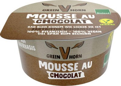 Produktfoto zu Veganes Hafermilch Mousse au Chocolat noir (100g)
