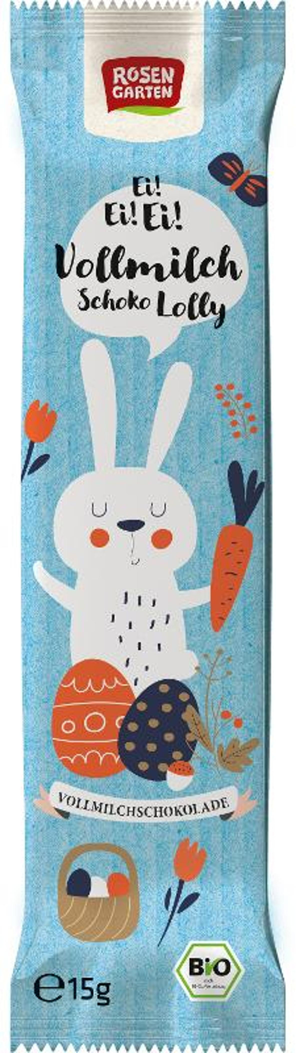 Produktfoto zu Vollmilch-Schoko-Lolly Hase (15g)