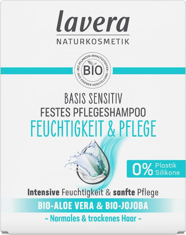 Produktfoto zu Festes Pflegeshampoo basis sensitiv Feuchtigkeit & Pflege (50g)
