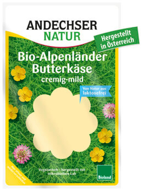 Produktfoto zu Alpenländer Butterkäse Scheiben (150g)