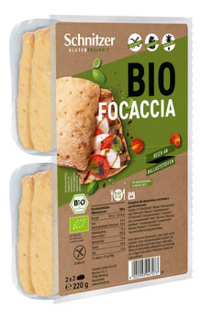 Produktfoto zu Focaccia glutenfrei (220g)