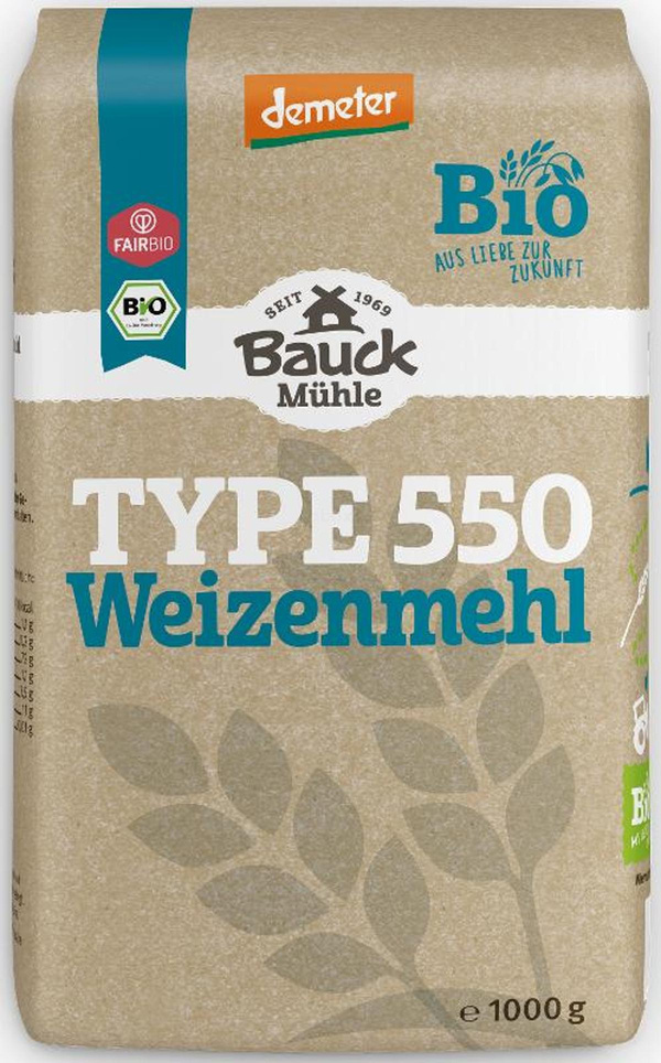 Produktfoto zu Weizenmehl Type 550 (1kg)
