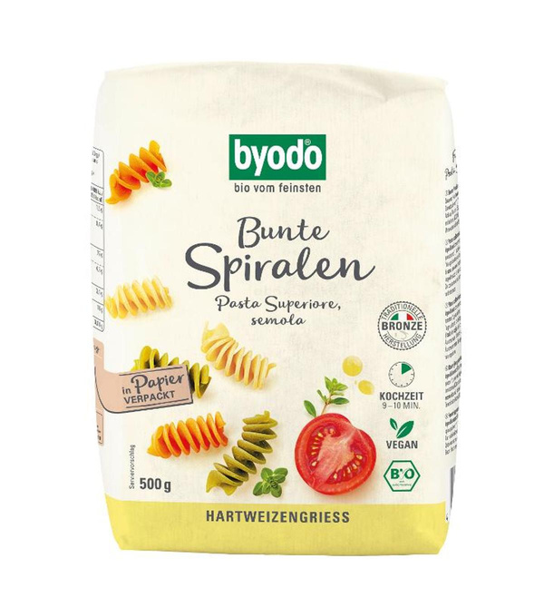 Produktfoto zu Bunte Spiralen semola (500g)
