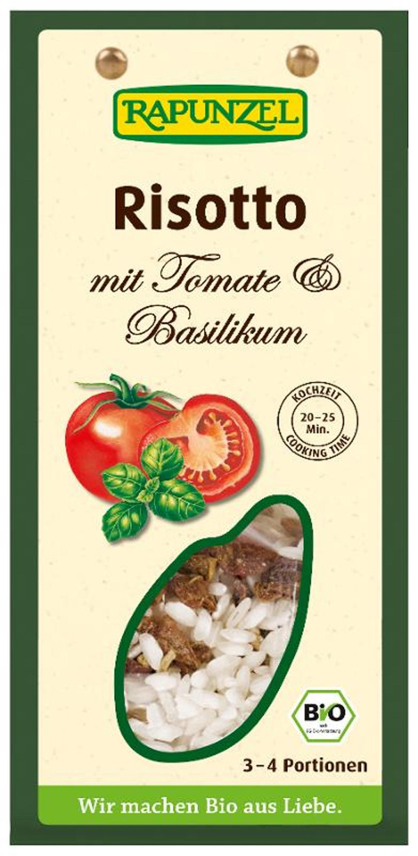 Produktfoto zu Risotto mit Tomaten und Basilikum (250g)