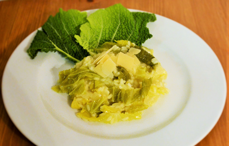 Rezeptbild für Wirsing-Risotto