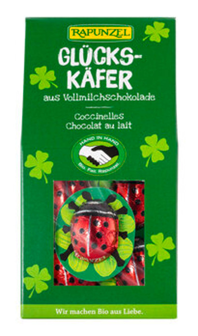 Produktfoto zu Glückskäfer aus Vollmilchschokolade (100g)