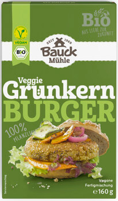 Produktfoto zu Veggie Grünkernburger (160g)