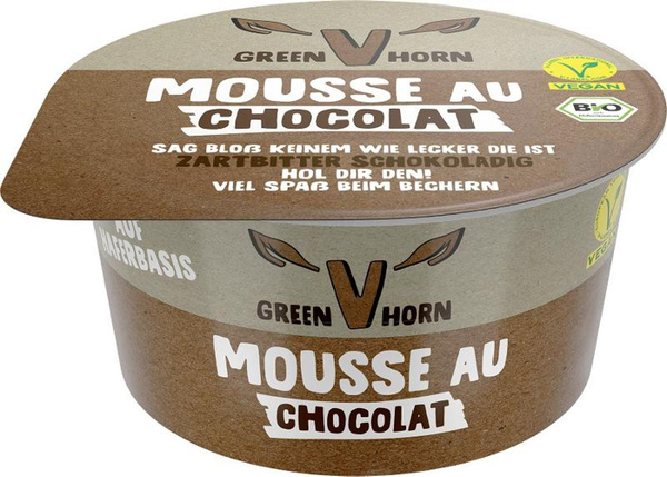 Produktfoto zu Veganes Hafermilch Mousse au Chocolat noir (100g)