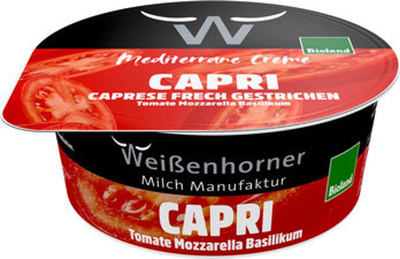 Produktfoto zu Mediterrane Creme Capri Tomate, Mozzarelle, Basilikum (125g)