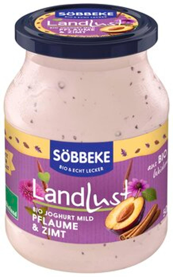 Produktfoto zu Saisonjoghurt Landlust Pflaume-Zimt (500g)