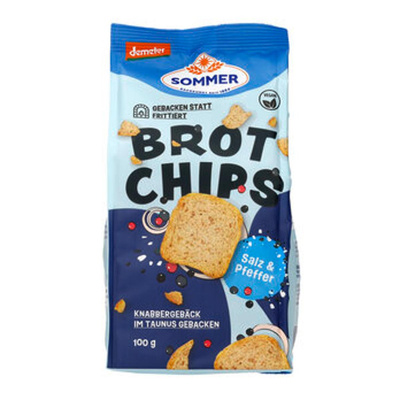 Produktfoto zu Brot-Chips Salz & Pfeffer (100g)