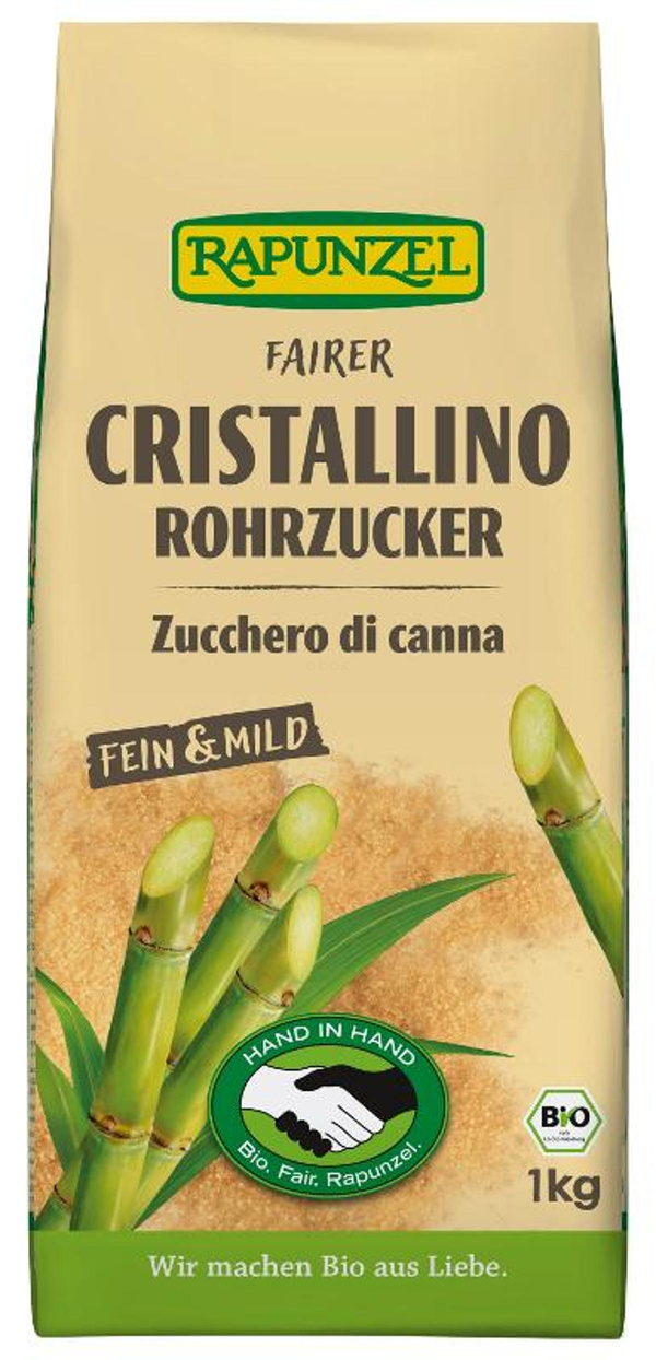 Produktfoto zu Cristallino Rohrzucker (1kg)