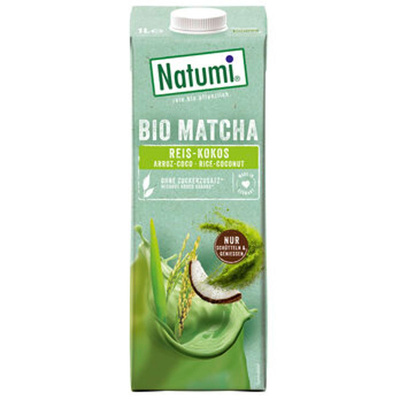 Produktfoto zu Reis-Kokos-Drink Matcha (1L)