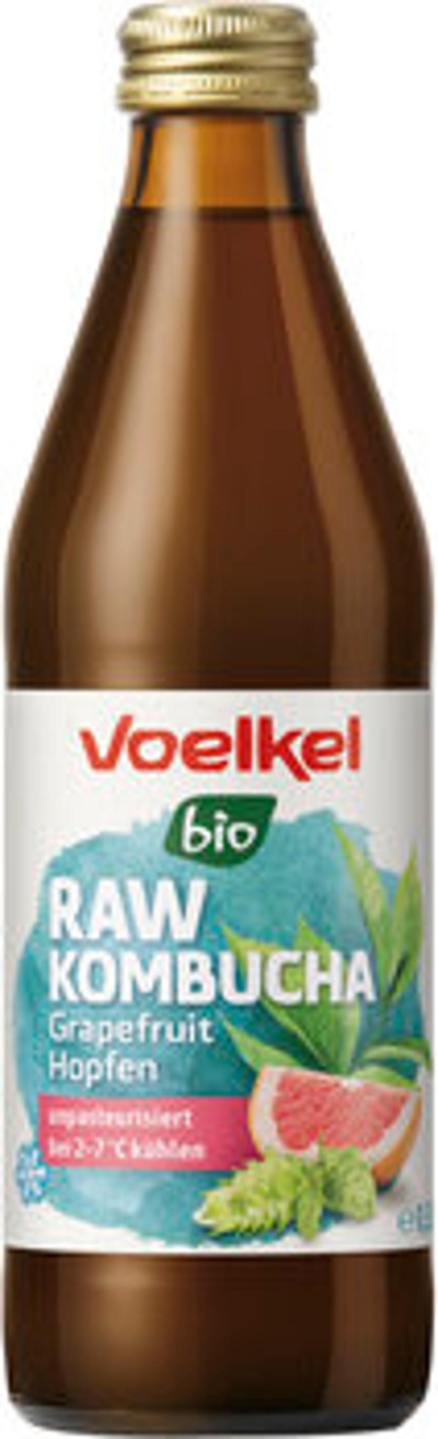 Produktfoto zu RAW Kombucha Grapefruit Hopfen (0,33L)