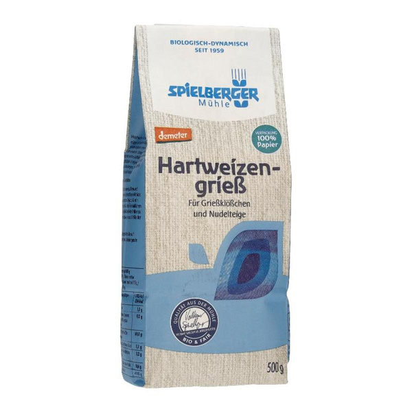 Produktfoto zu Hartweizengrieß (500g)