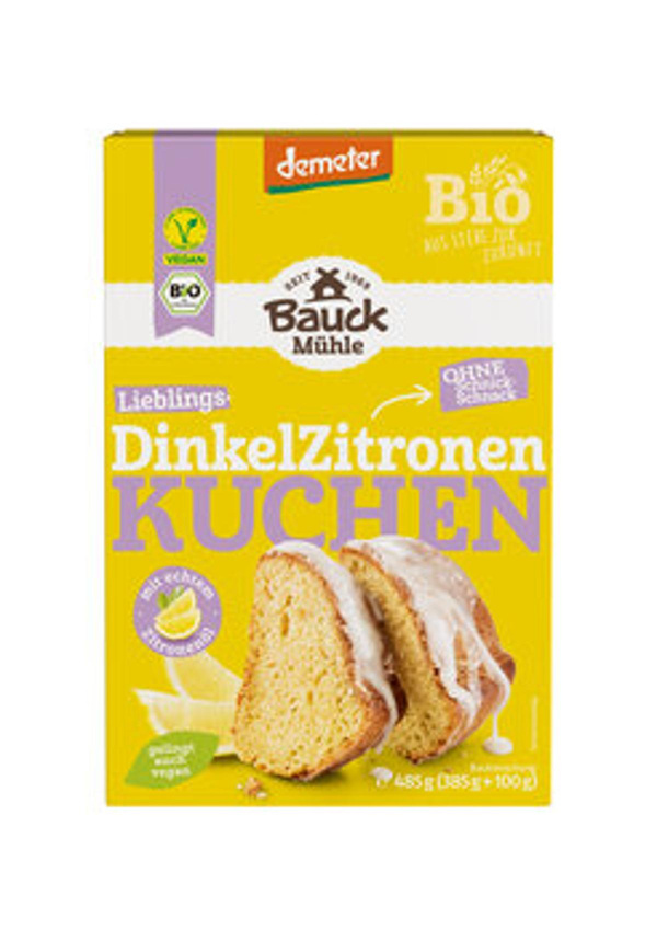Produktfoto zu Dinkel Zitronenkuchen (485g)