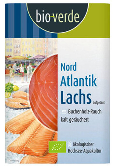 Produktfoto zu Nord-Atlantik-Lachs geräuchert Aufschnitt (100g)