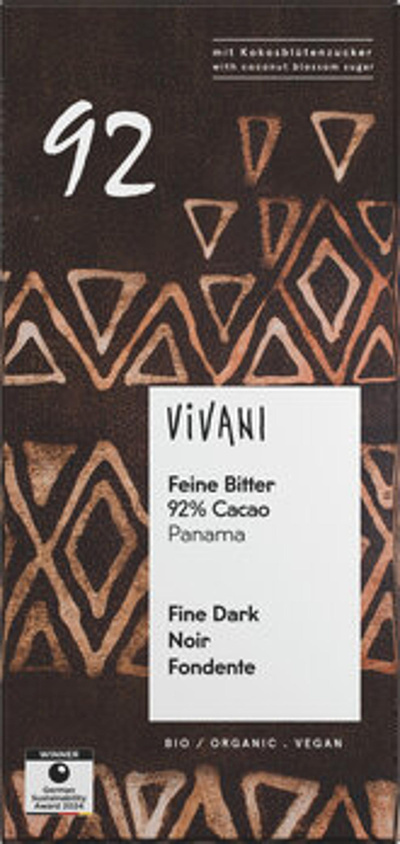 Produktfoto zu Feine Bitter 92% (80g)