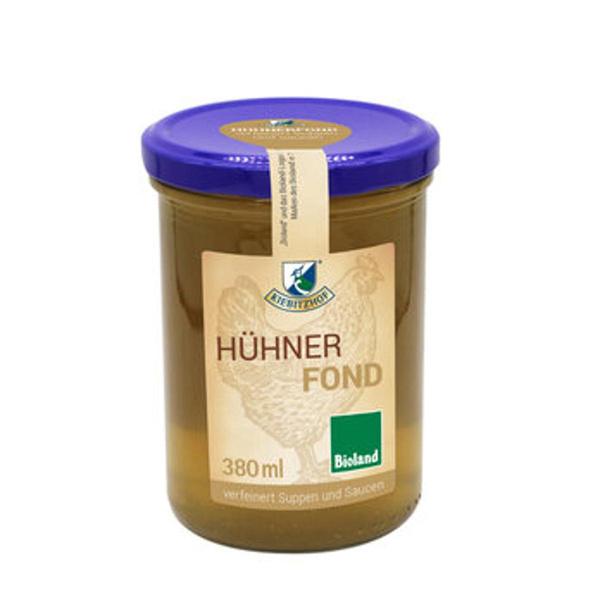 Produktfoto zu Hühnerfond im Glas (380ml)