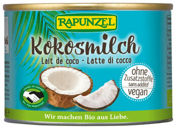 Produktfoto zu Kokosmilch Rapunzel (0,2L)
