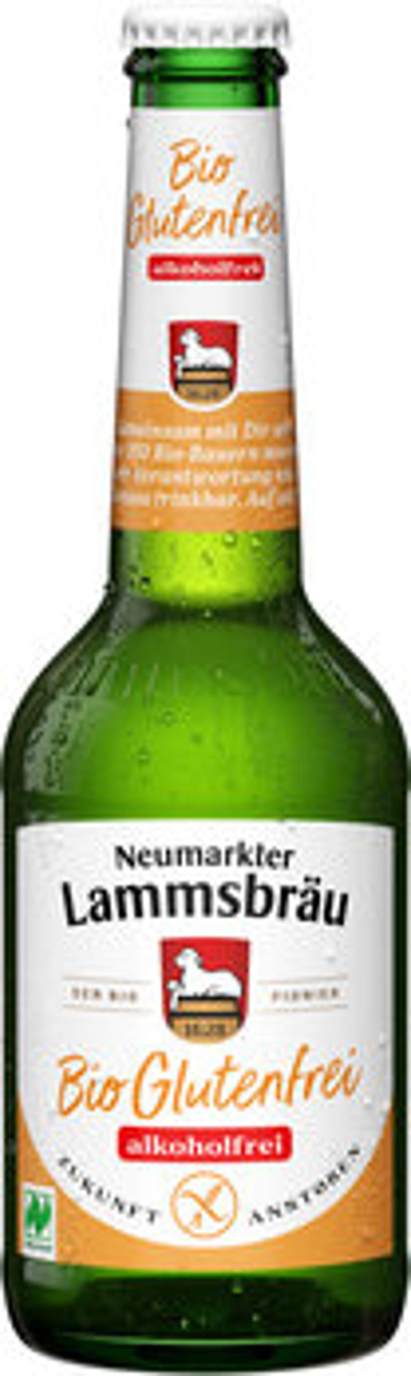 Produktfoto zu Lammsbräu Glutenfrei Alkoholfrei (0,33L)