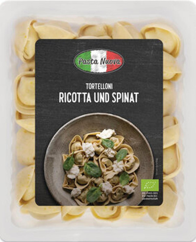 Produktfoto zu Frische Tortelloni mit Ricotta und Spinat (250g)