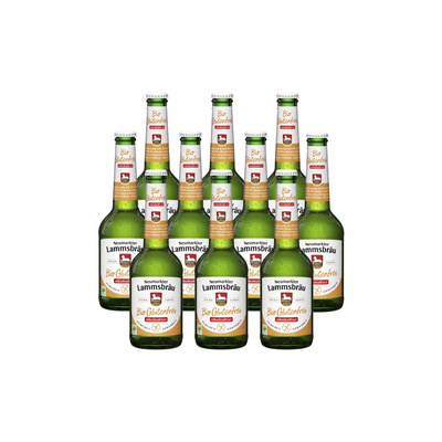 Produktfoto zu Lammsbräu Glutenfrei Alkoholfrei (10x0,33L)