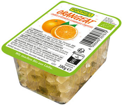 Produktfoto zu Orangeat gewürfelt (100g)