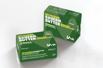 Produktfoto zu -10% Allgäuer Bauernbutter Sauerrahm (250g) | MHD 22.08.25
