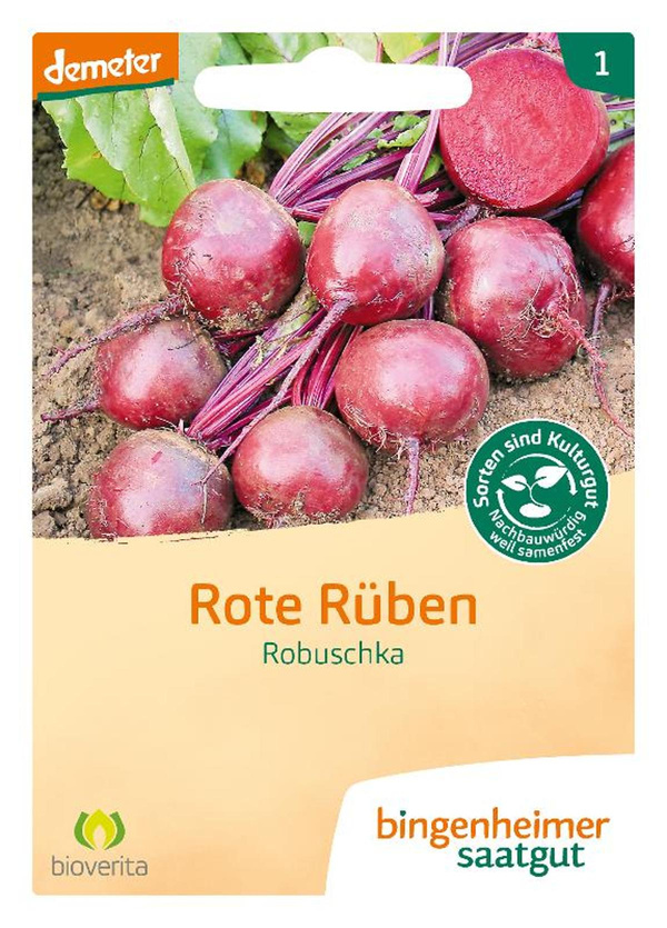 Produktfoto zu Saatgut Rote Rüben_Bete "Robuschka"