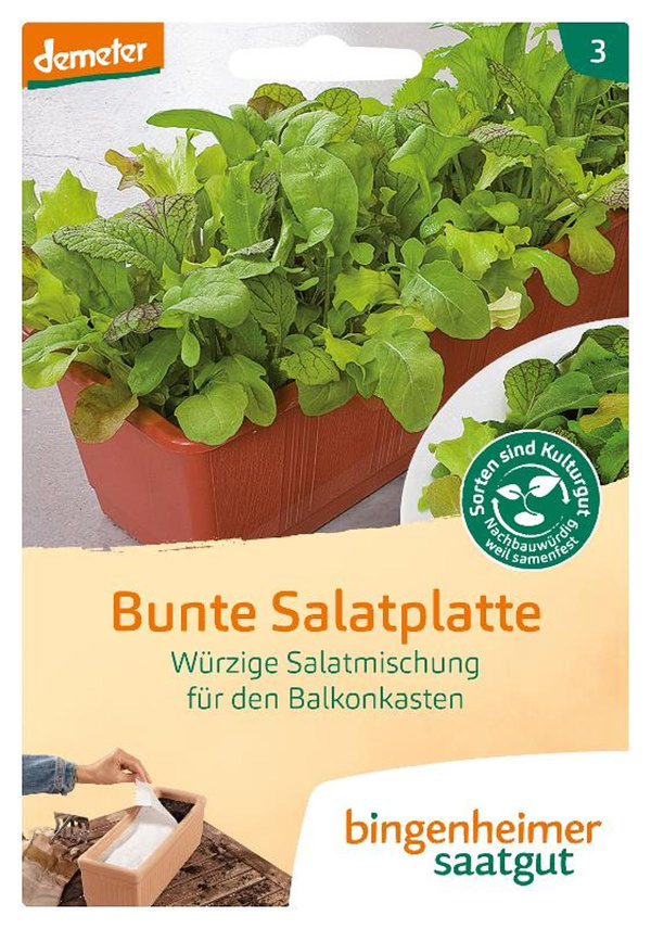 Produktfoto zu Saatgut "Bunte Salatplatte"
