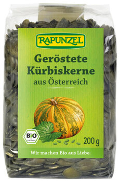 Produktfoto zu Kürbiskerne geröstet (200g)