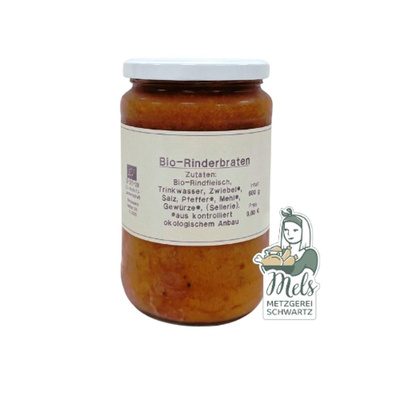 Produktfoto zu Rinderbraten im Glas (680g)