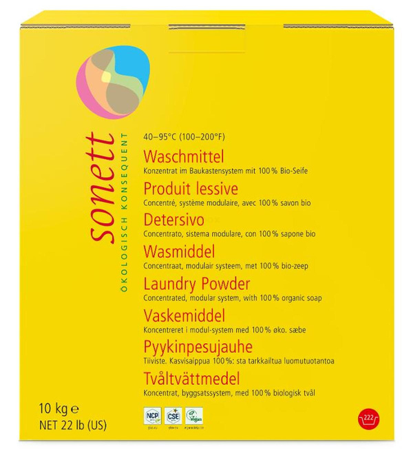 Produktfoto zu Waschmittel Pulver Konzentrat 40° 60° 95°C (10kg)