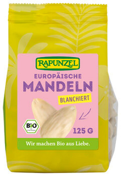 Produktfoto zu Europäische Mandeln, blanchiert (125g)