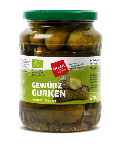 Produktfoto zu Gewürzgurken im Glas (720ml)