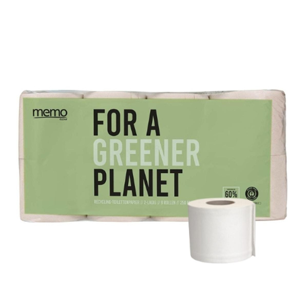 Produktfoto zu memo Toilettenpapier (8 Rollen)